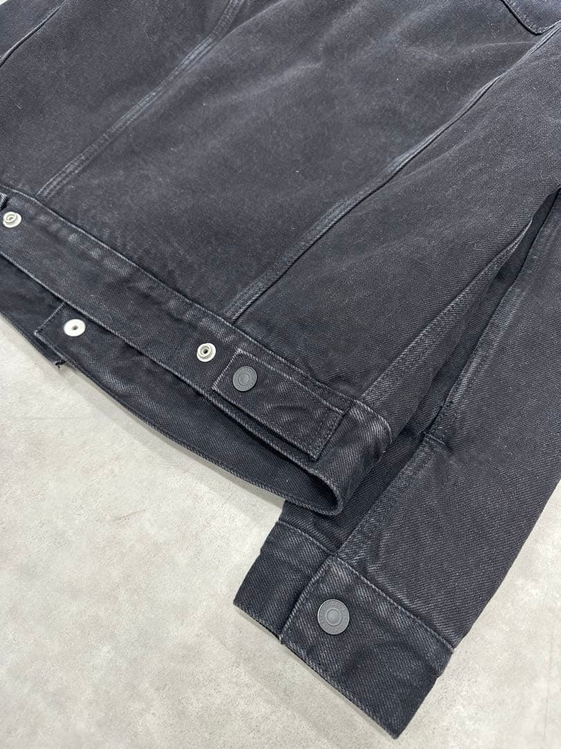 LEVI’S デニムジャケット ブラックデニム 裏ボア サイズS 王道