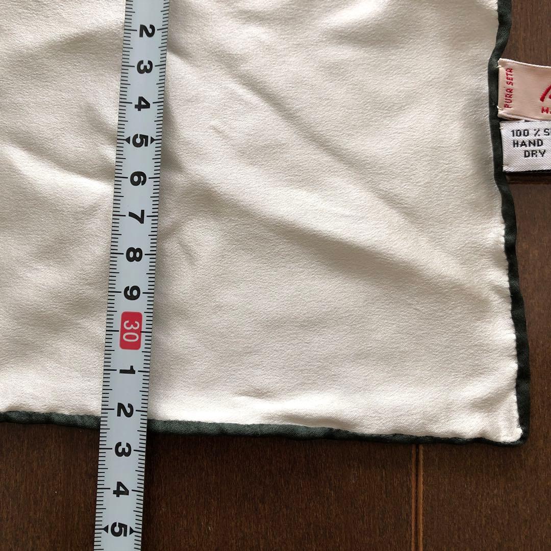 Brioni ブリオーニ　ハンドメイド　シルク　ポケットチーフ　ハンカチ