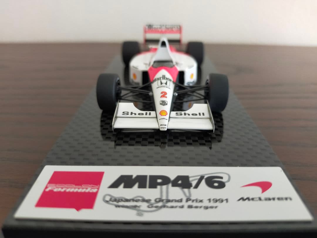 【専用品】アイドロン 1/43 マクラーレンホンダ MP4/6 日本GPベルガー
