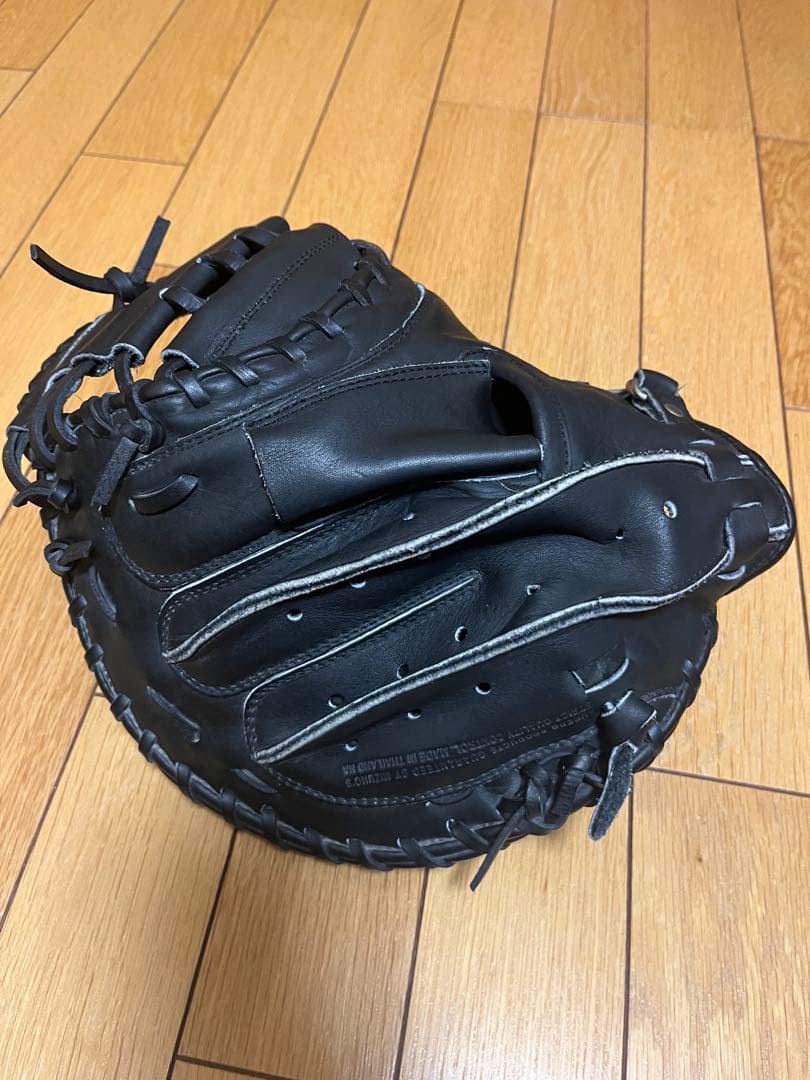 ひ*ょ様 Mizuno World Winキャッチャーミット黒 軟式用