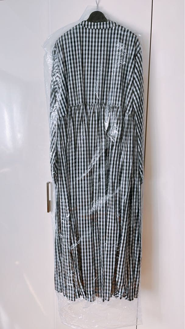 【新品】BEARDSLEY 大人気ロングワンピース ギンガムチェック　size2