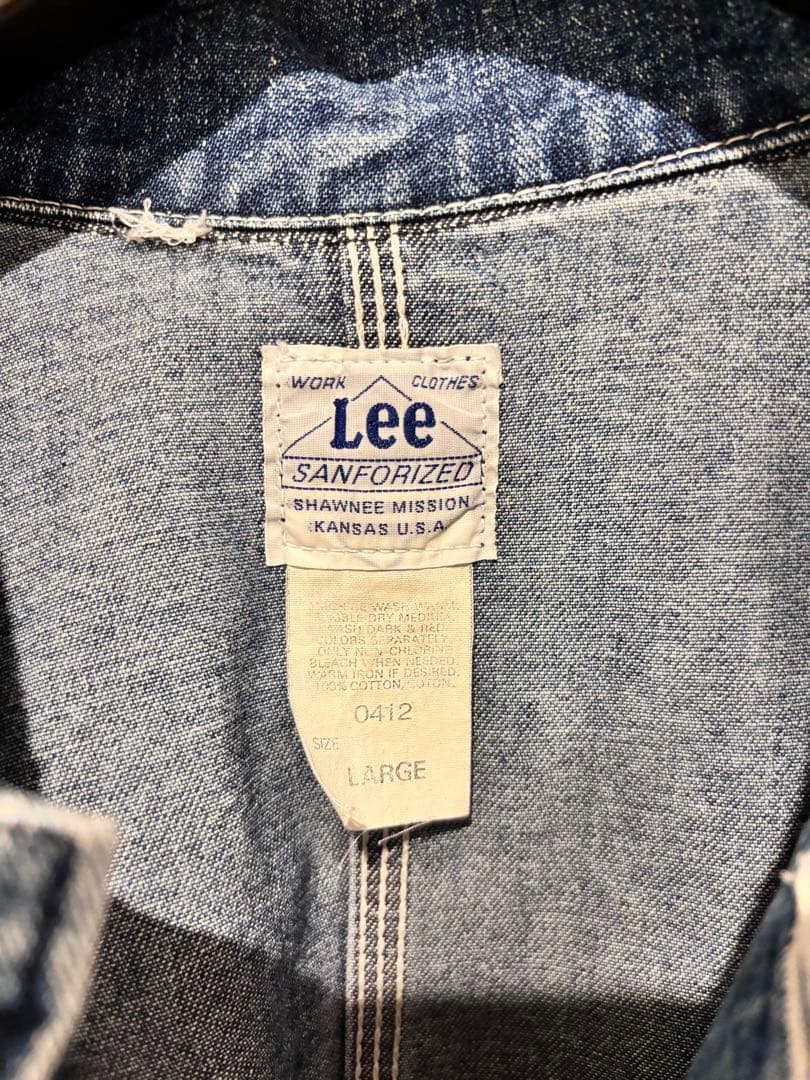 90s Lee デニムジャケット0412 ハウスタグ復刻