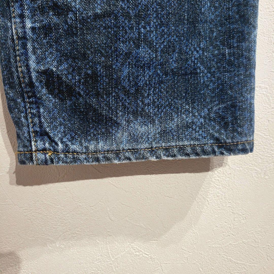 【極迫力】絡繰魂 ドラゴン刺繍 ✕ パイソン柄 パッチワーク デニムパンツ