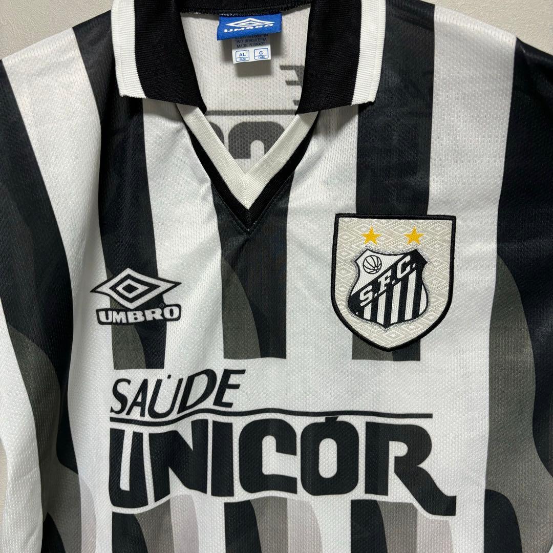 UMBRO アンブロ サントスFC Santosユニフォームゲームシャツ白黒G