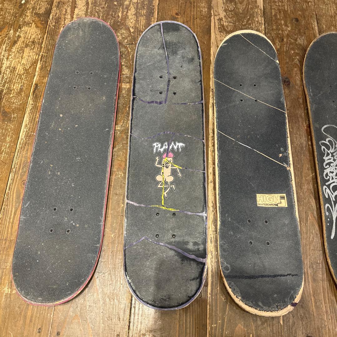 スケボー　廃デッキ　6枚セット　DIY サイズミックス