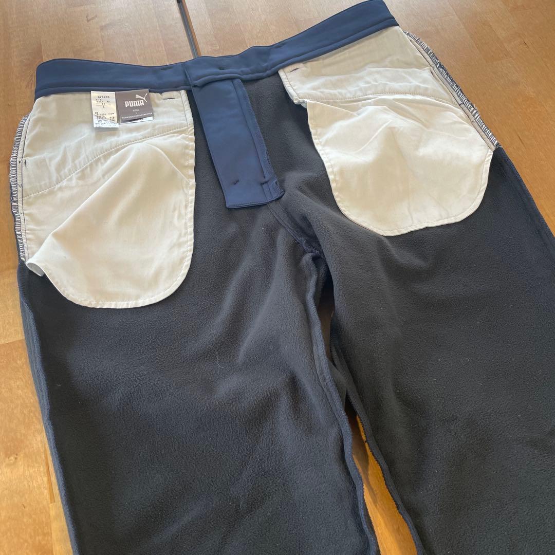 PUMA GOLF セットアップ スウェット＋テーパードパンツ ネイビー 上下