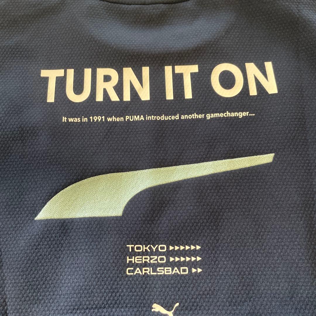 PUMA GOLF セットアップ スウェット＋テーパードパンツ ネイビー 上下