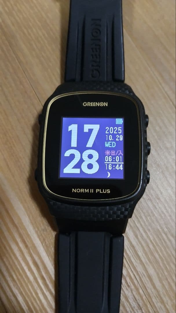 GREENON ゴルフウォッチ NORM II PLUS 5ラウンド使用 即発送