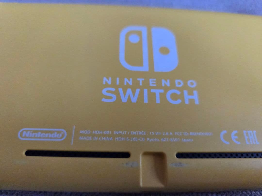 【ジャンク扱い】Nintendo Switch Lite イエロー 本体