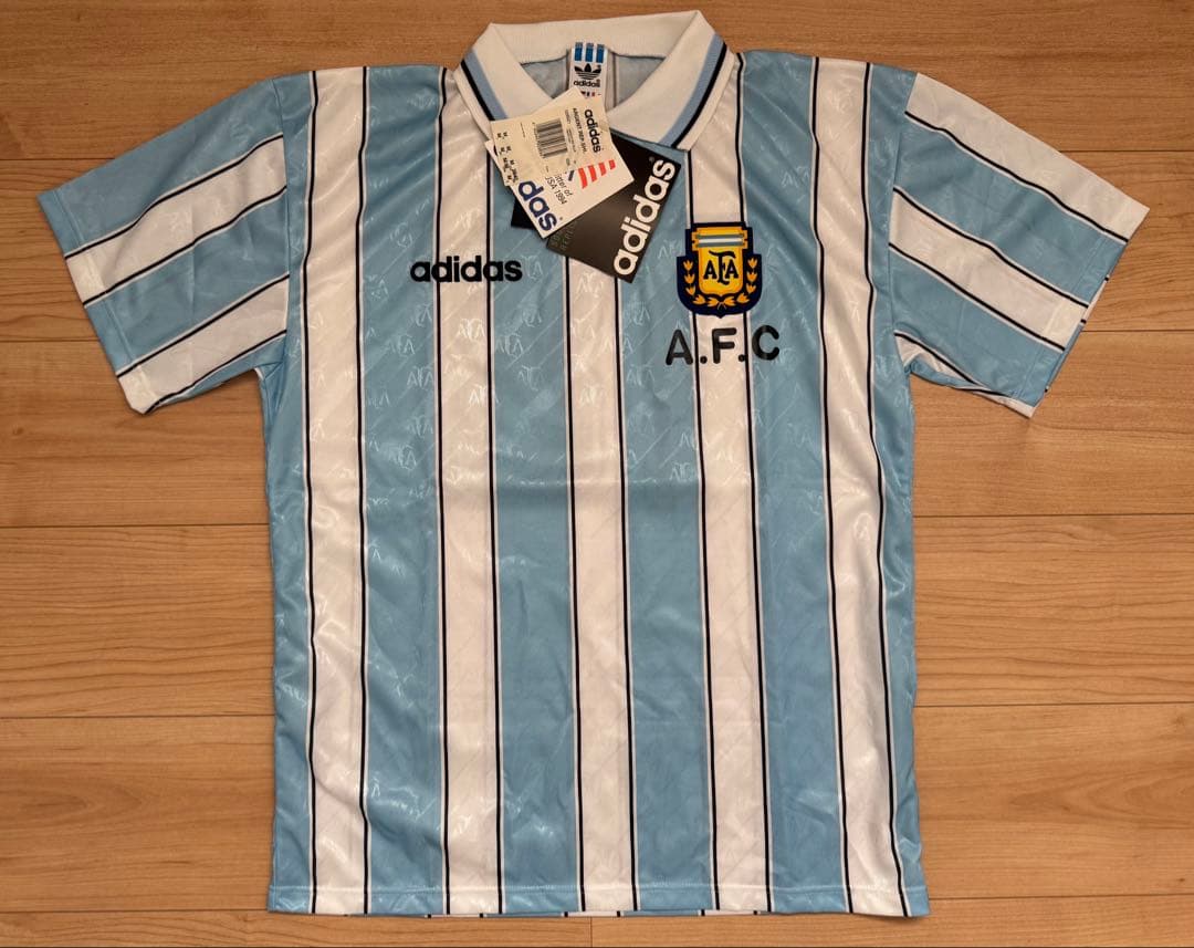 激レア 90s デッドストック アディダス アルゼンチン代表ユニフォーム 英国製