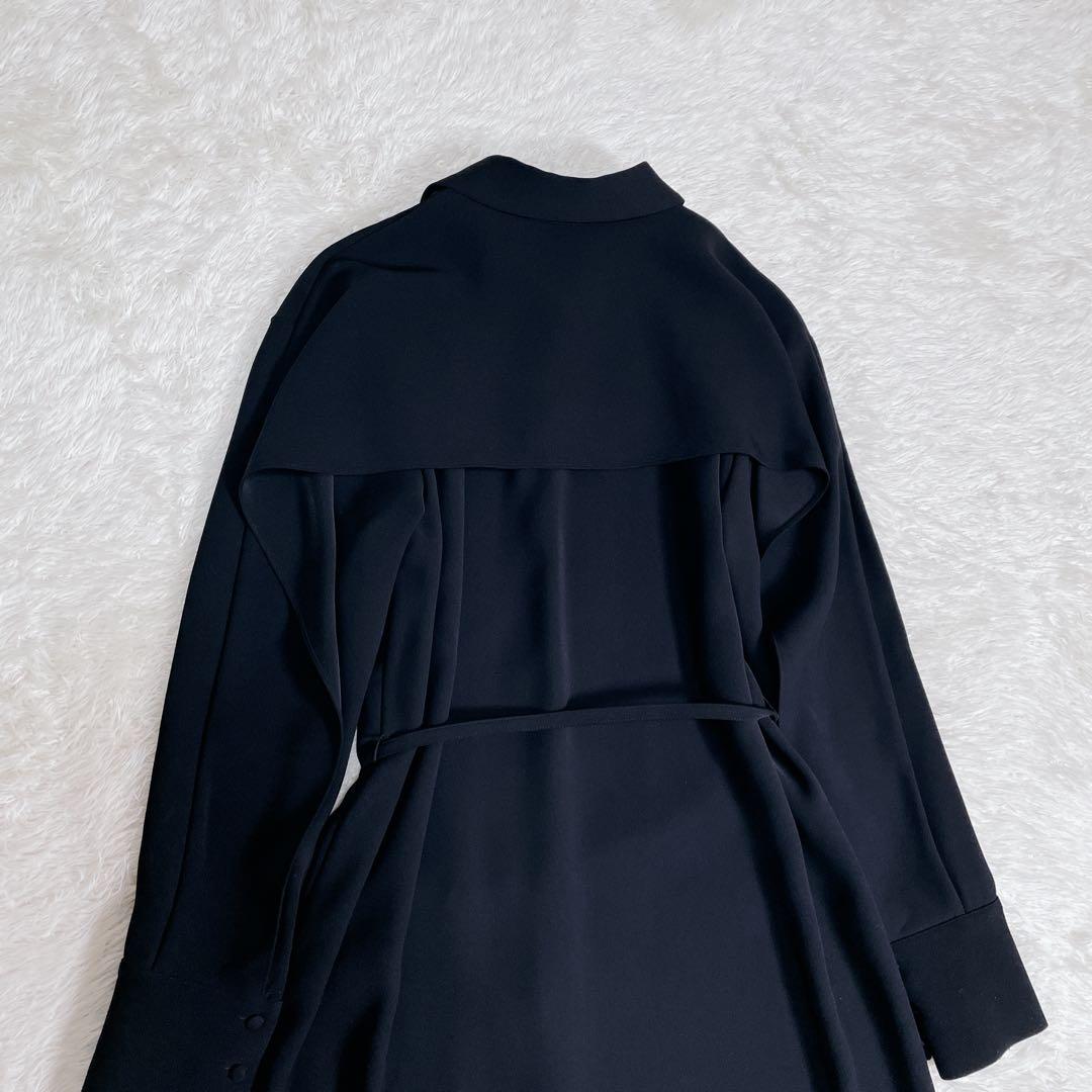 美品　Theory luxe シャツワンピース　ブラック　38