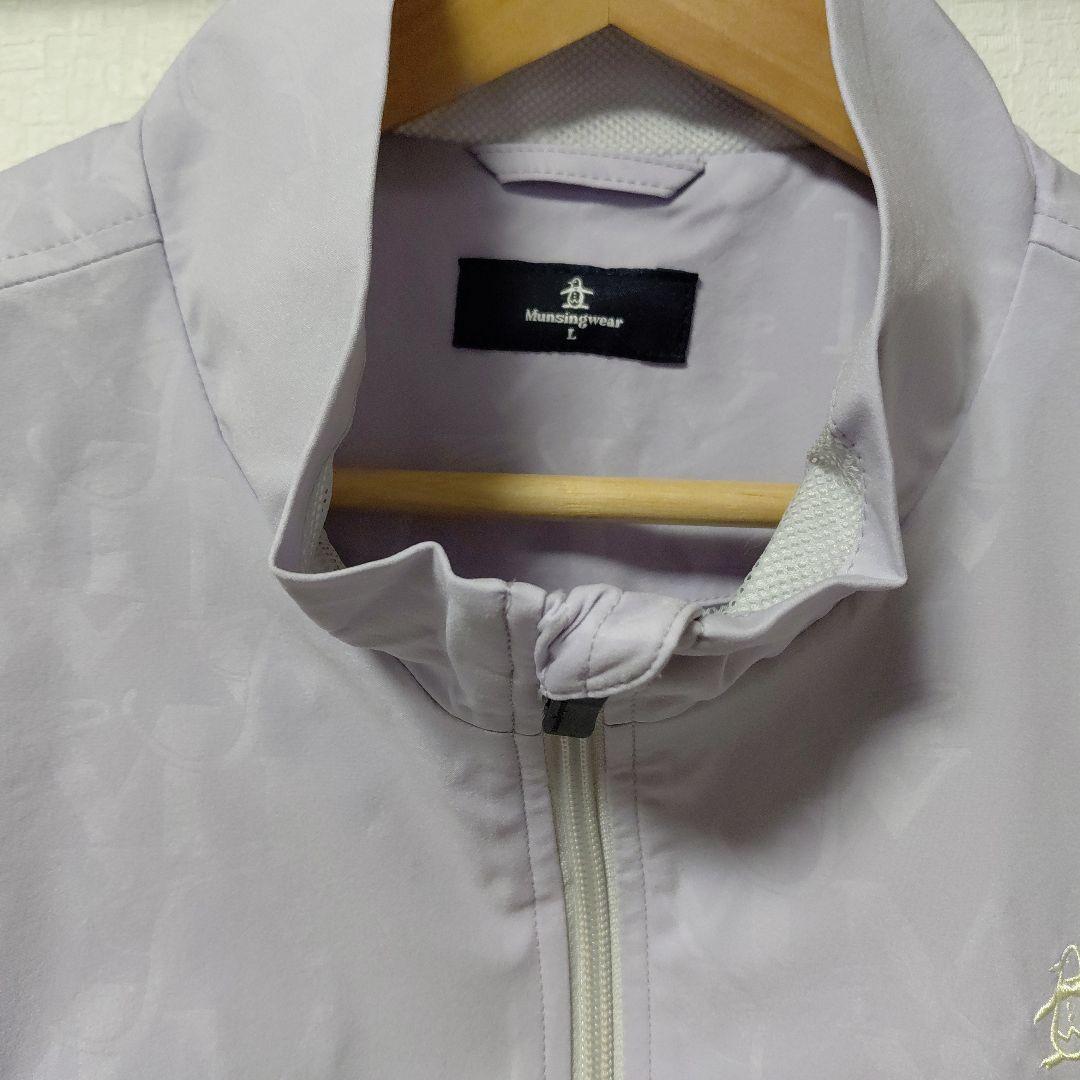 Munsingwear メンズ ゴルフベスト L ライトパープル