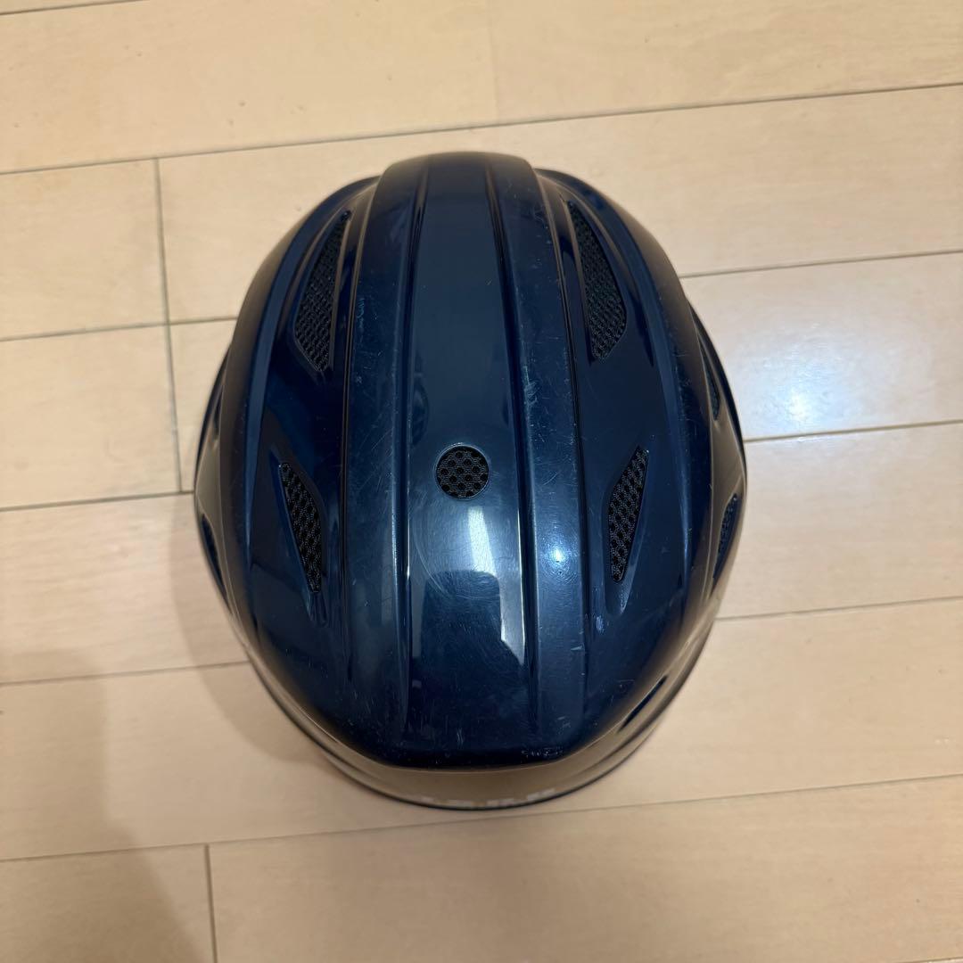 ミズノ　プロ　キャッチャー防具一式　（収納袋有り）　ネイビー