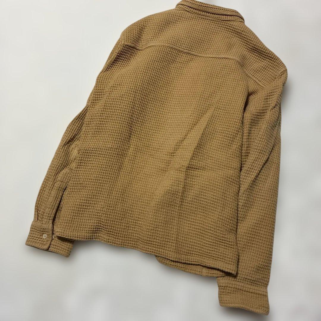 A KIND OF GUISE コットンシャツジャケット ワッフル生地 XL