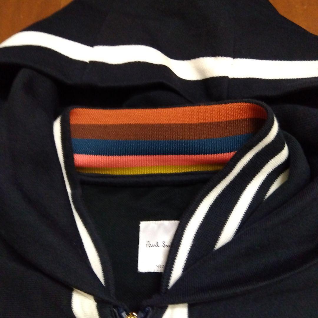 Paul Smith　ポールスミス　トリコカラー　パーカー　美品　ネイビー　M