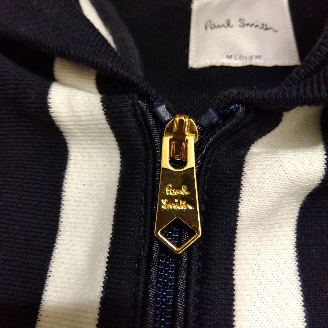 Paul Smith　ポールスミス　トリコカラー　パーカー　美品　ネイビー　M