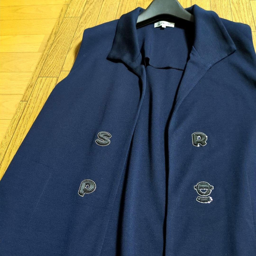 ピッコーネ　ロングジレ　ベスト　スパンコール