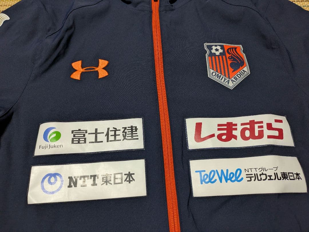 大宮アルディージャ　スポンサーロゴ入り　ジャージシャツ　⑧