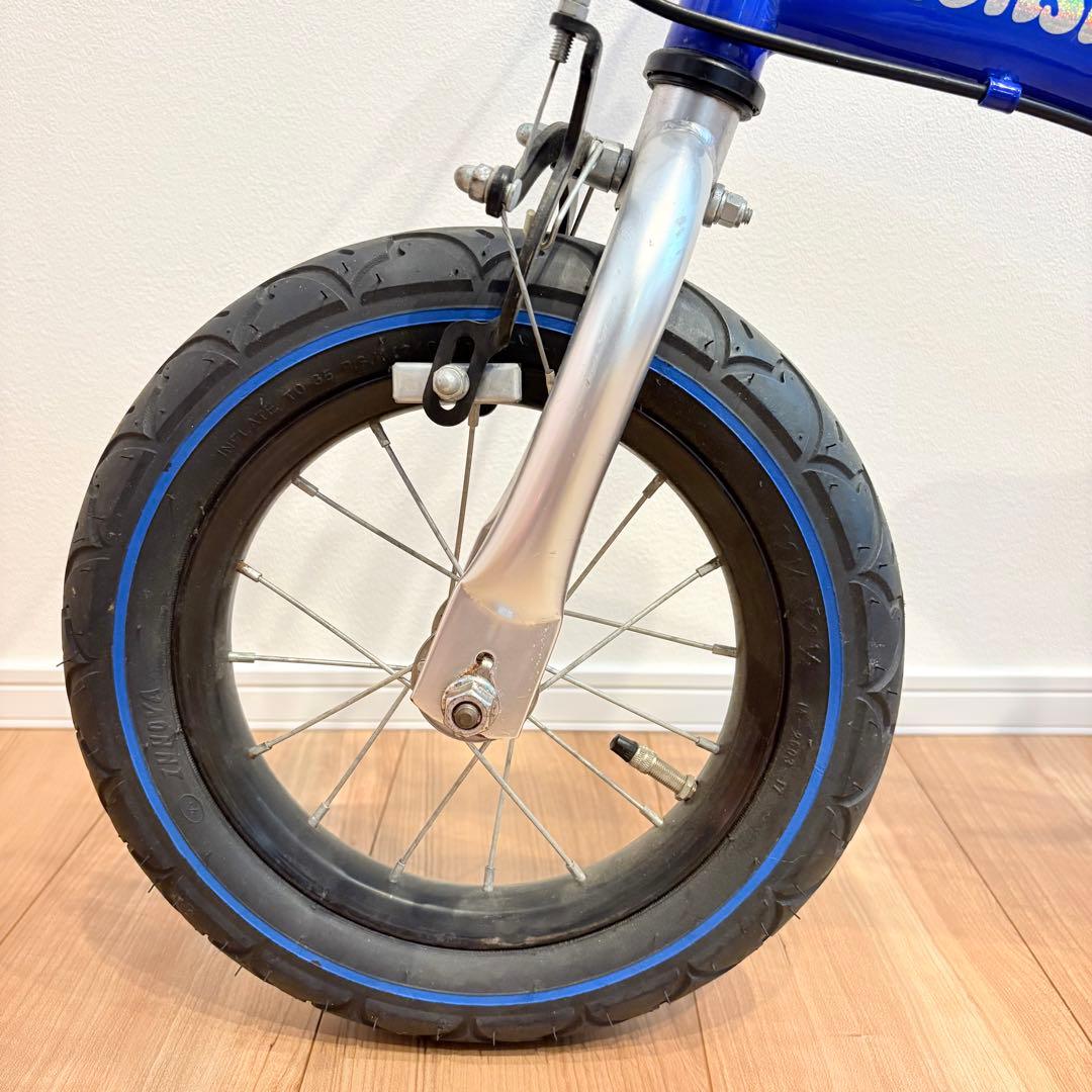 へんしんバイク！Henshinバイク12インチブルー青バランスバイクキッズ自転車