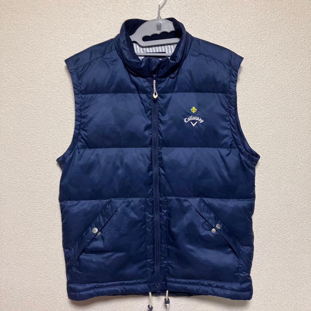 Callaway ダウンジャケット ブルゾン L ネイビー