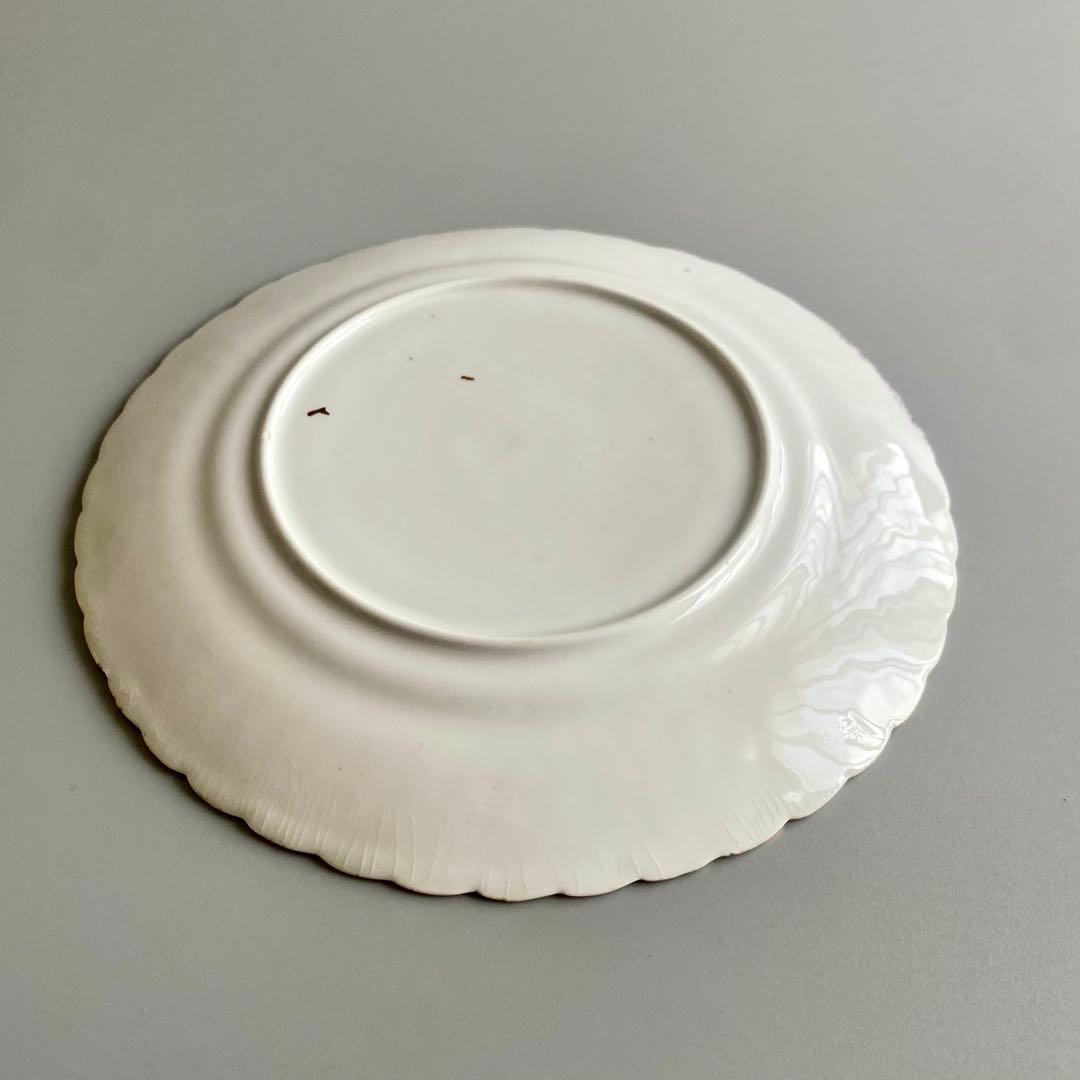 フランス製アンティーク　1880年代　パリ窯　De Roche　紫花装飾⚫︎稀少品