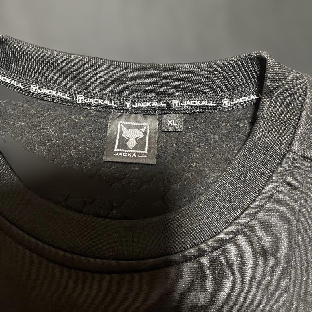 JACKALLフィールドテックスウェットシャツ ブラックXL