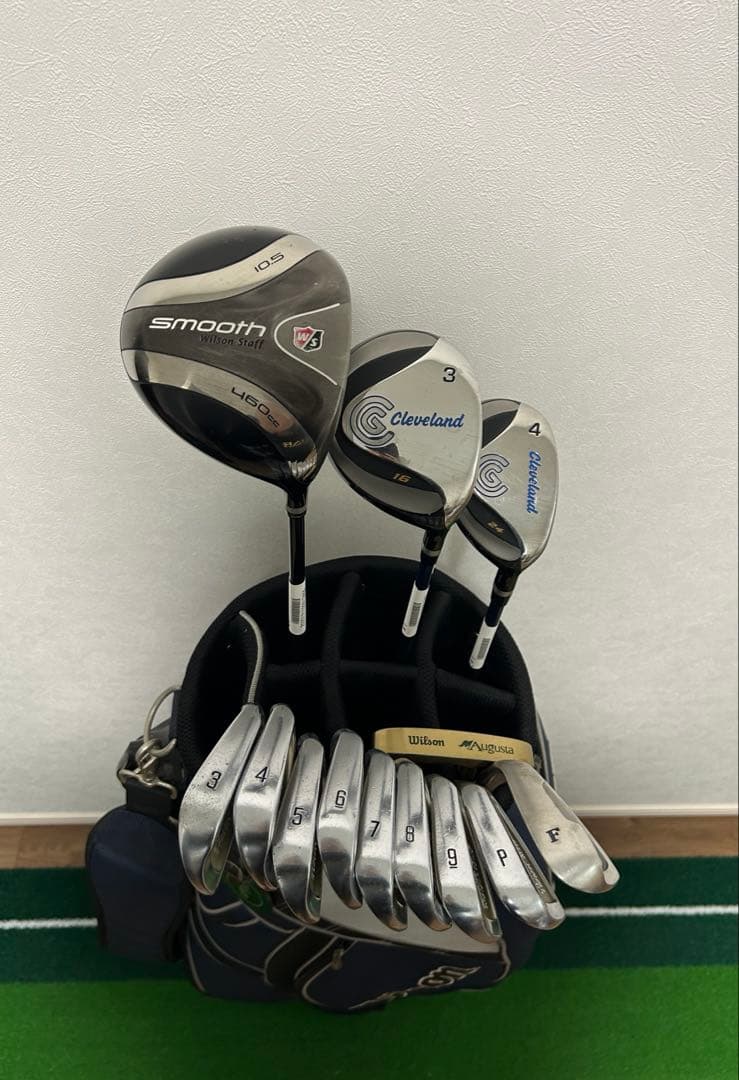 【おしゃれ】　Wilson ゴルフクラブセット　Cleveland MIZUNO