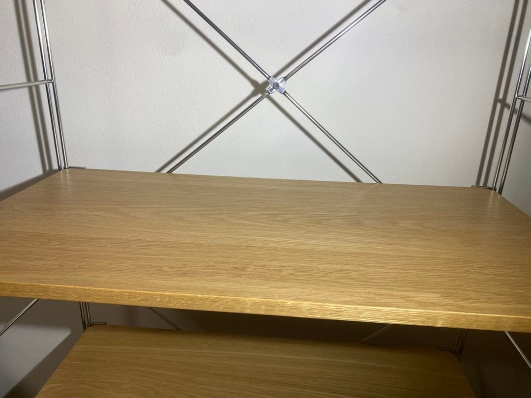 ✨大人気✨無印良品　ステンレスユニットシェルフ大ワードローブ　オーク