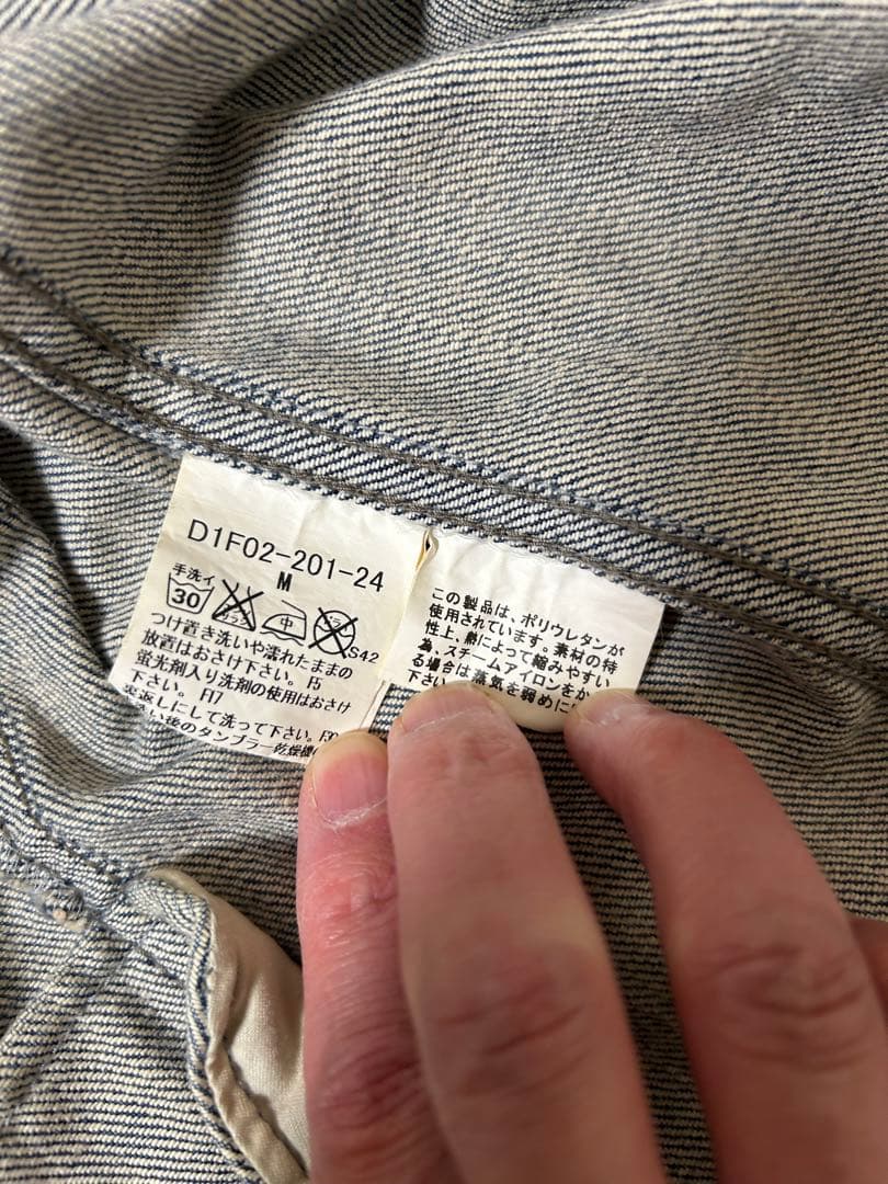 【正規品】BURBERRY BLACK LABELデニムジャケットMサイズ