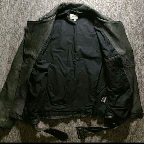 希少カラー vintage 本革 ダブルライダース ジャケット M ラムレザー