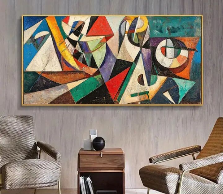 i*s様 パブロ・ピカソ 抽象画 アクリル画キャンバスアート ビックサイズ