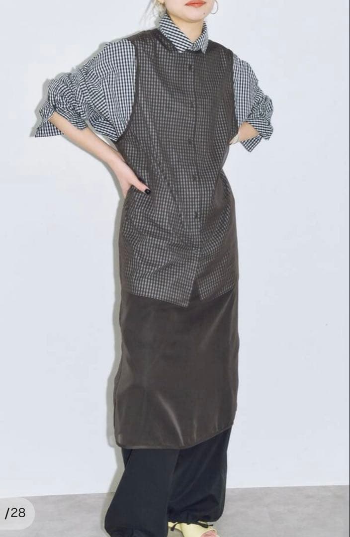 2026SS完売商品　city shop■ SHEER DRESS：ワンピース