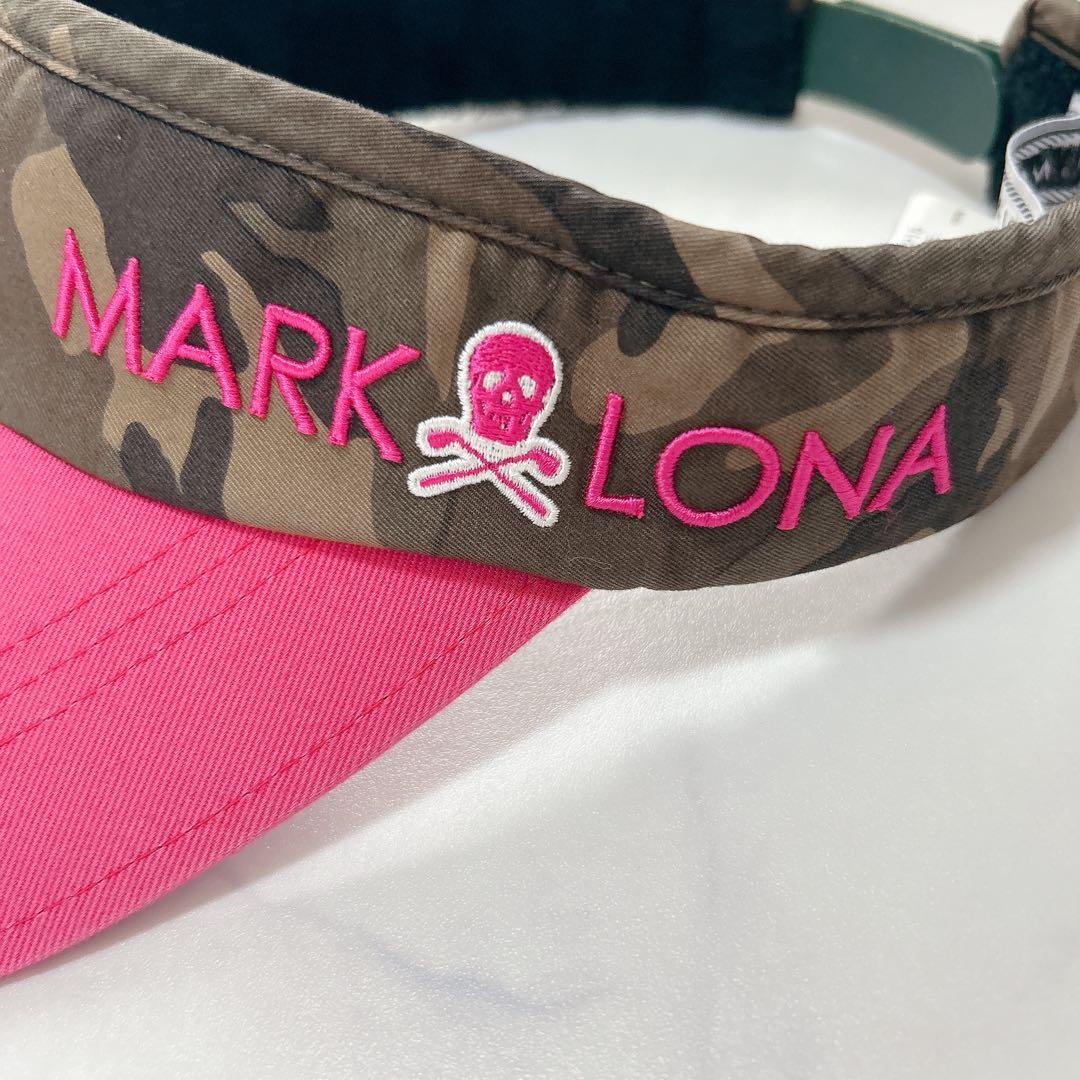 MARK＆LONA マークアンドロナ ゴルフバイザー カモフラ ピンク フリー