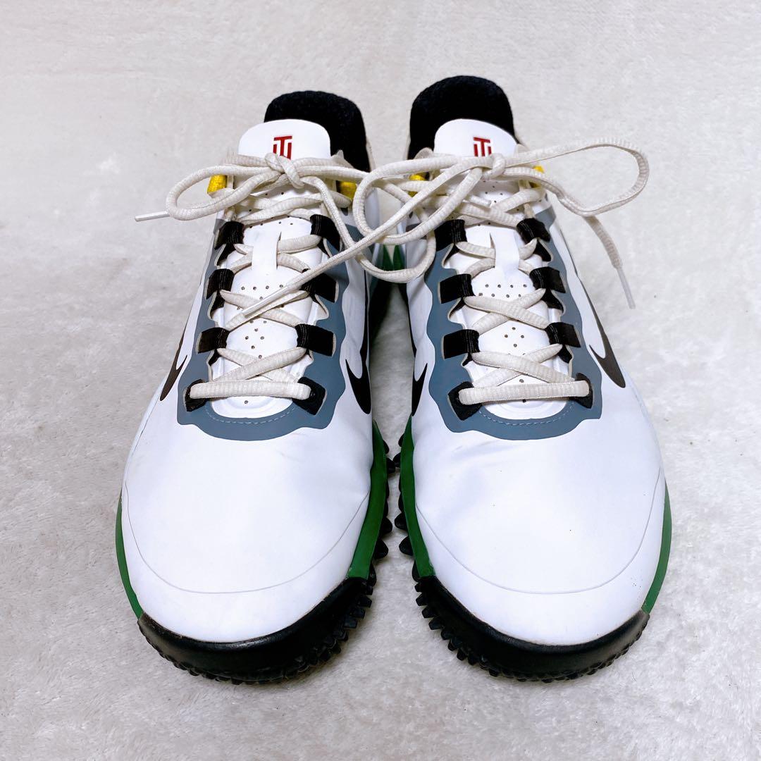 限定品 希少　NIKE　タイガーウッズ'13　ゴルフシューズ　27.5㎝　白／緑