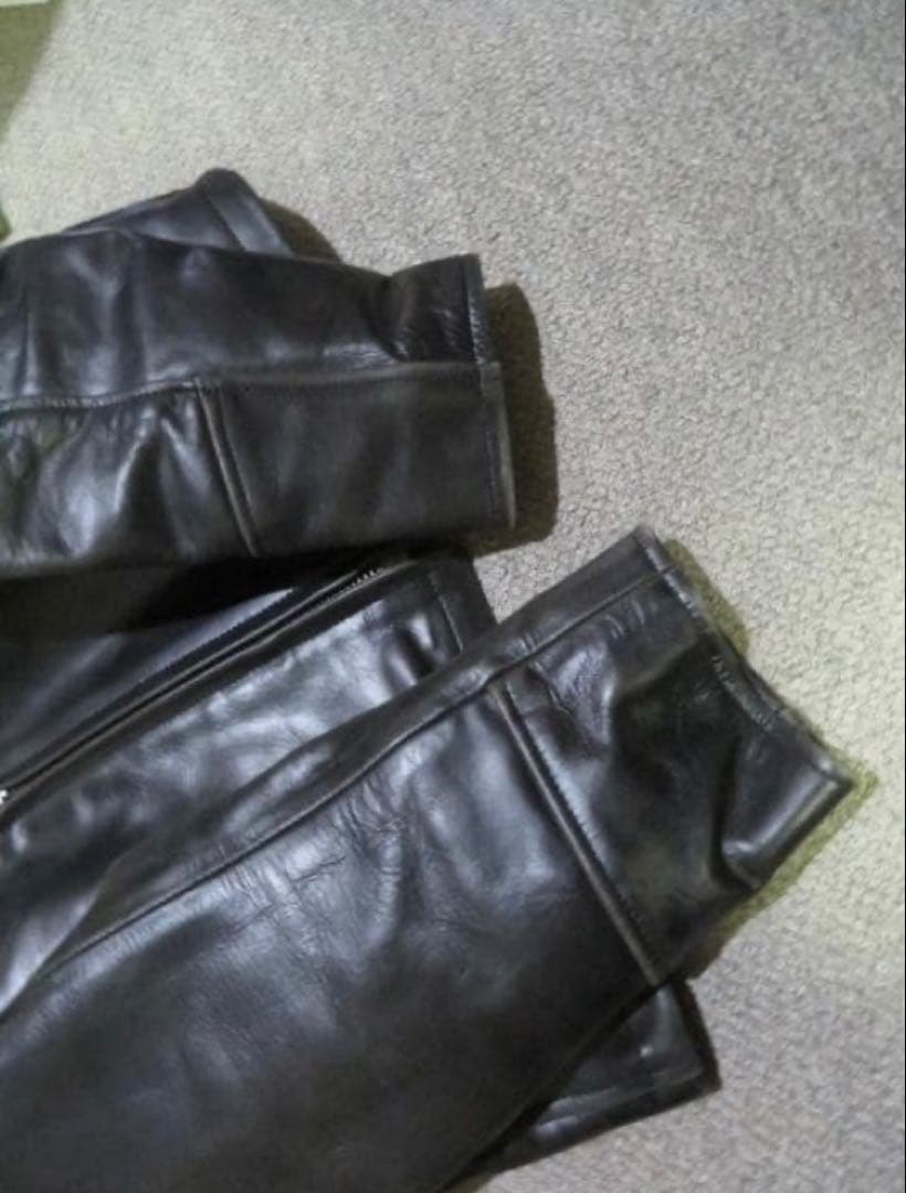 FREEDOMフリーダムカウレザートラッカージャケットシングルライダース