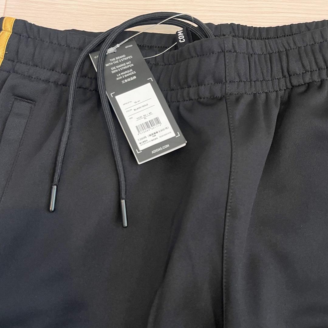 adidas ジャージ上下セット XL 黒×金 新品 COMBAT SPORTS