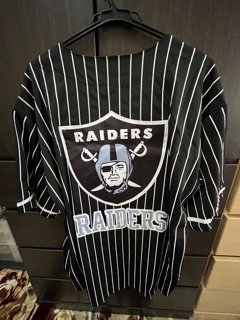 RAIDERS ストライプ 野球ユニフォーム　2XL