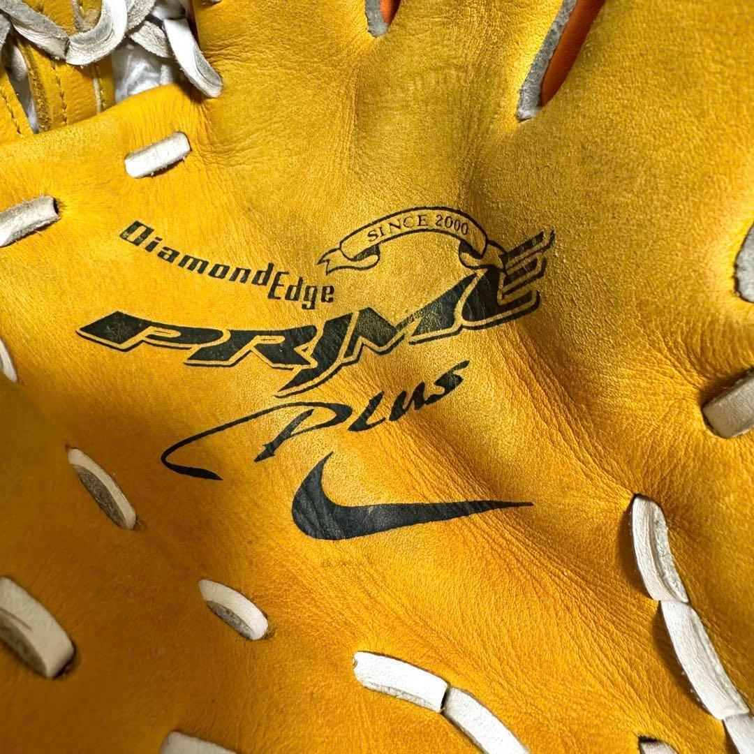 希少　NIKE 一般 外野手 グローブ　限定モデル ビタミンカラー