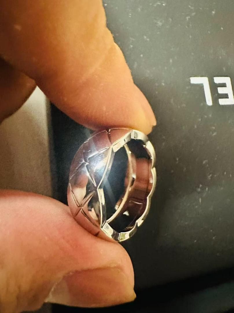 VIPシャネル CHANEL リング ジオメトリックカット US8号