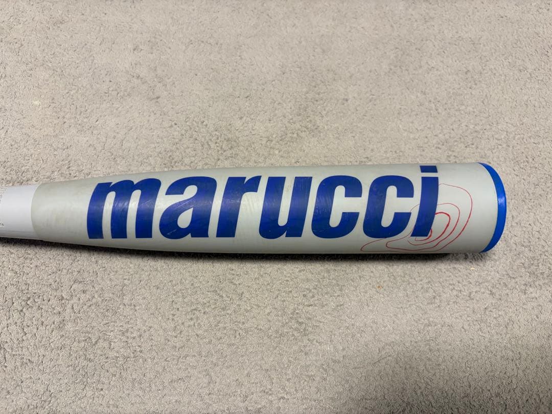 【美品】marucci ワニクラッシャー POWER 少年軟式バット 青ワニ