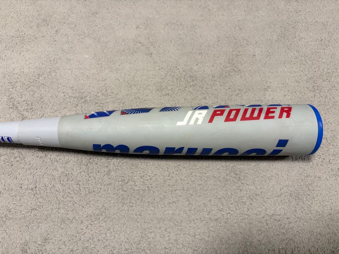 【美品】marucci ワニクラッシャー POWER 少年軟式バット 青ワニ
