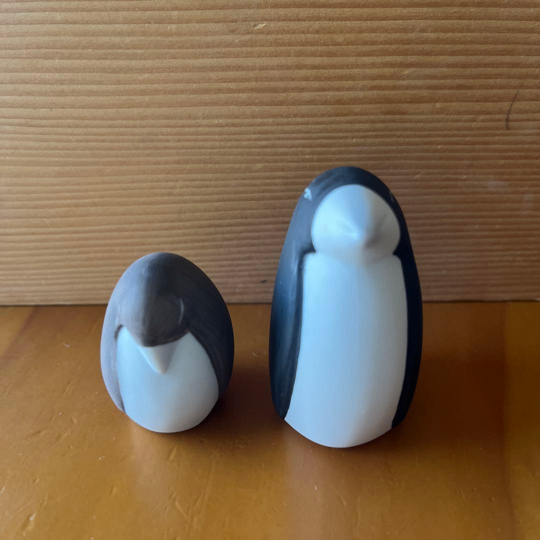 [廃盤￼] アラビアARABA ヘルヤ　 ペンギン　親子 ケース付き