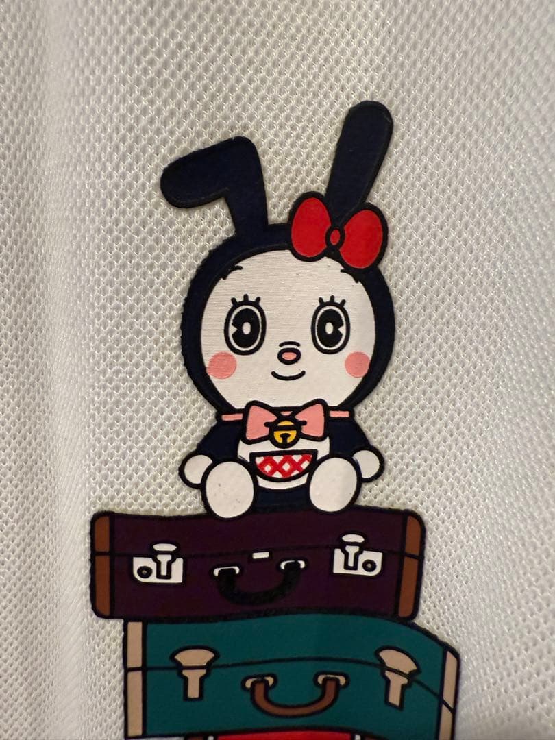 ジャックバニー　Jack Bunnyポロシャツ白　ドラえもん