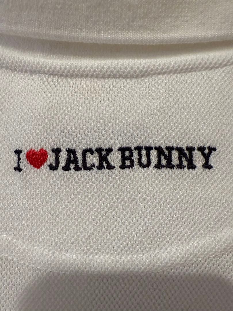ジャックバニー　Jack Bunnyポロシャツ白　ドラえもん
