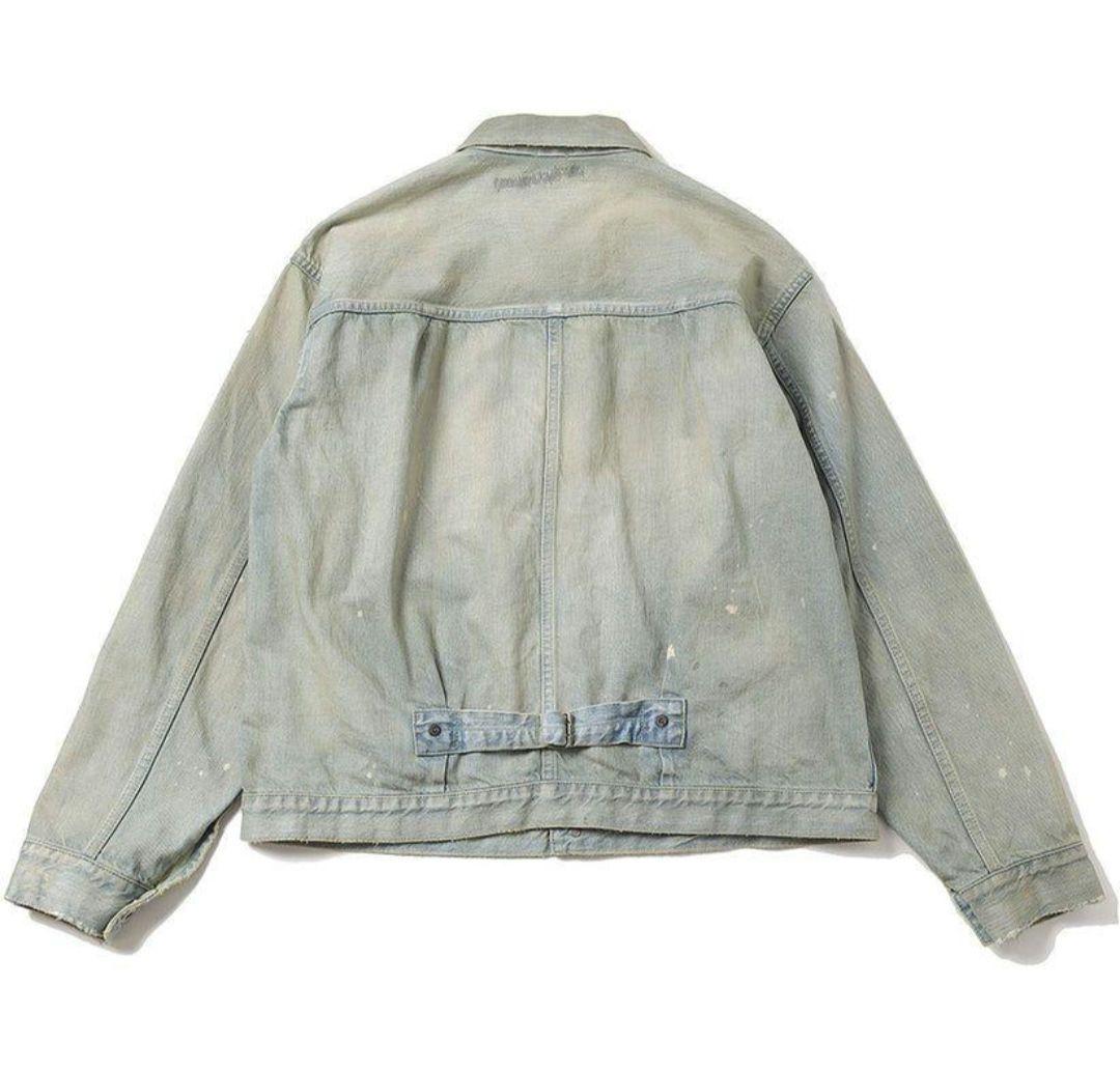 【A.PRESSE】1st Type Denim Jacket (BLEACH)