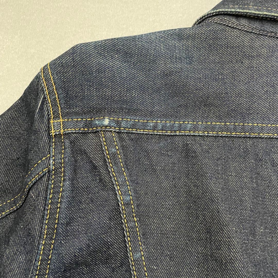 美品 復刻 Lee 三角タグ 101 真紺 デニムジャケット1411 36 S