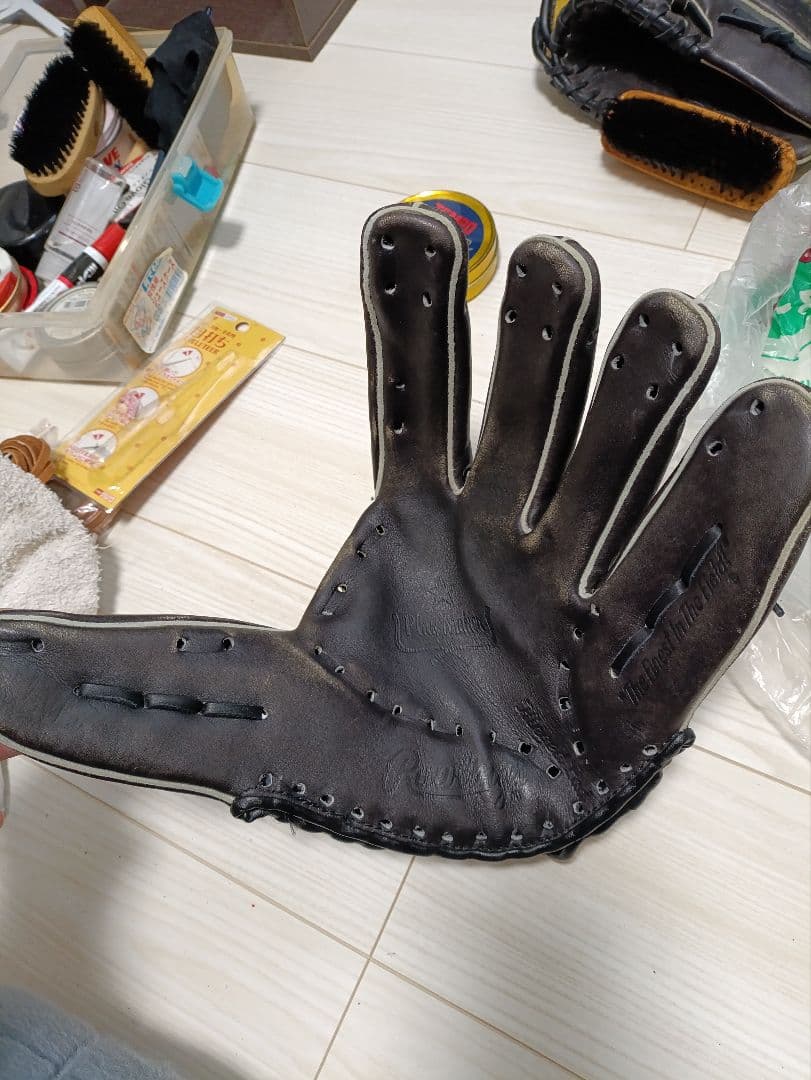 がつんとさん用即戦力【型付け済み】ローリングス一般軟式グラブ