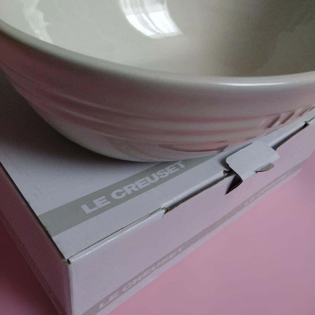 LE CREUSET ホワイト ボウル　パーティサイズ大容量