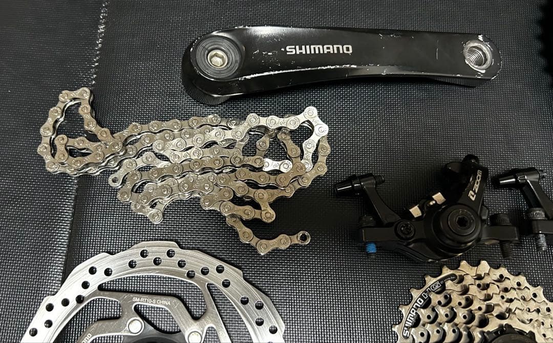 Shimano sensah 2×7s コンポセット　値下げ可