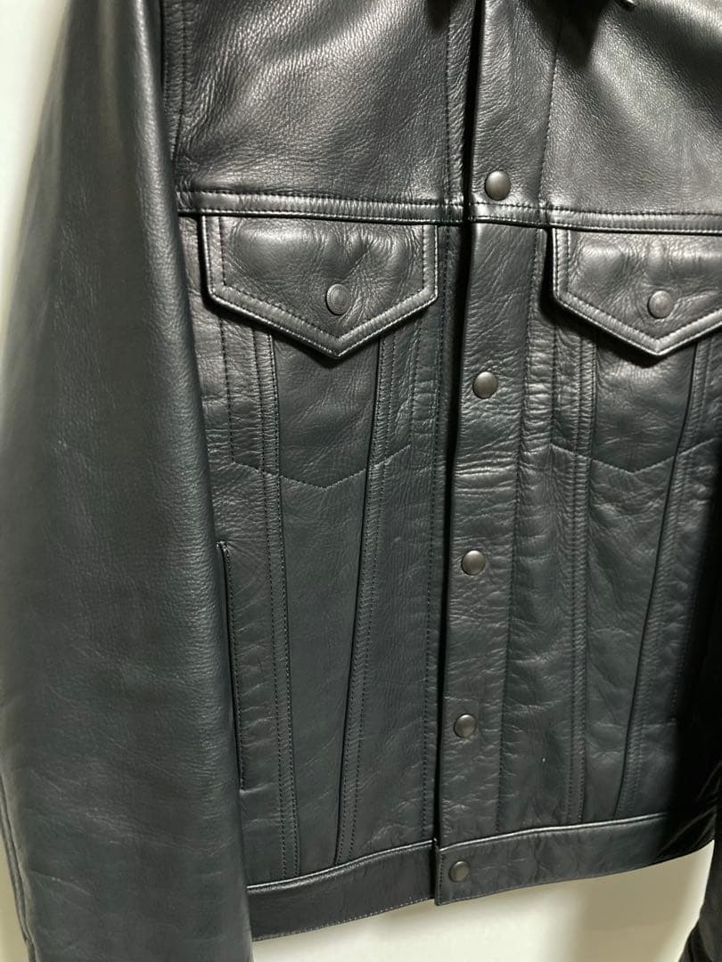 美品　blackmeans レザー　トラッカージャケット　サイズ3